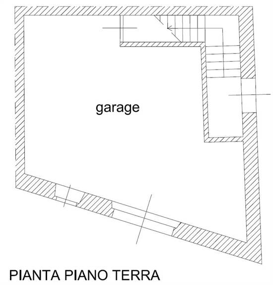 Simulazione Piano terra a garage