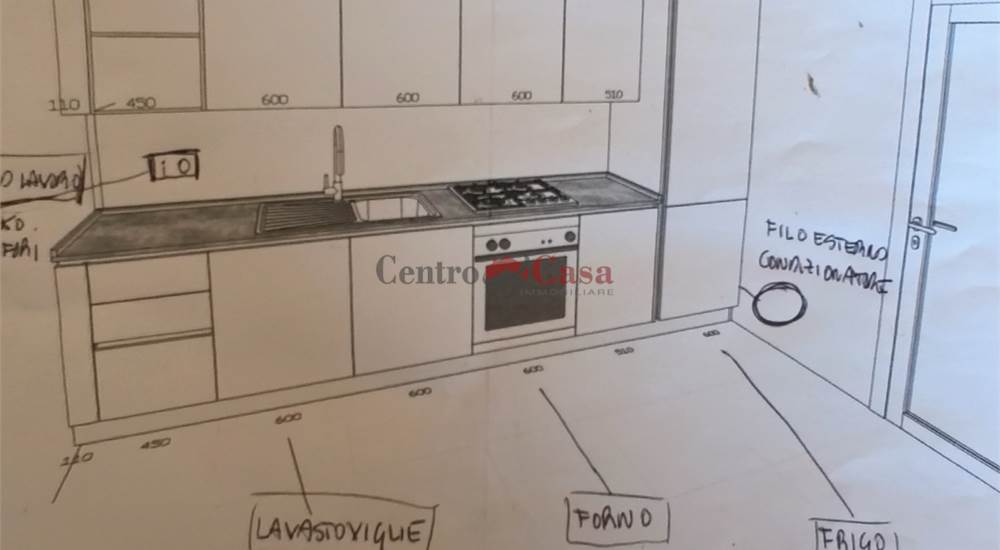 Cucina di prossima installazione
