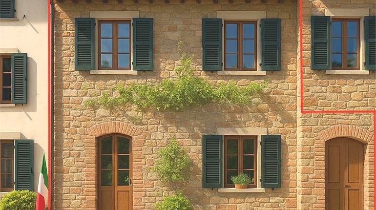 Sant' Anna: Rudere in Tipica Corte Lucchese