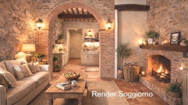 Corner townhouse with renovated exterior, interior in advanced shell condition